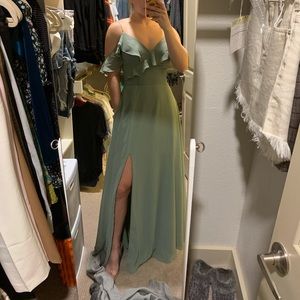 Dear Cleo Layla Bridesmaid Dress in Ivy